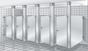 Partition - Stainless Steel - Ceiling Hung